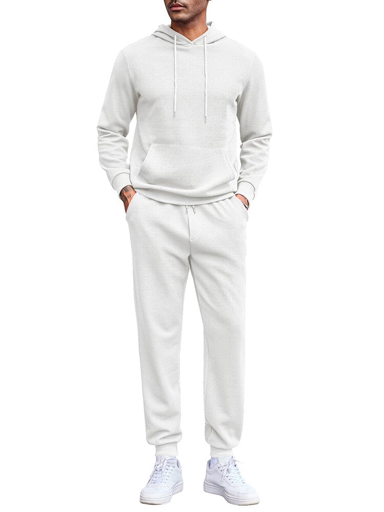 Waffle 2-Piece Hoodie Jogging Set (US Only)