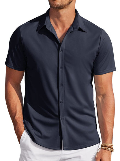 Casual Wrinkle Free Stretch Shirt (Live Only)