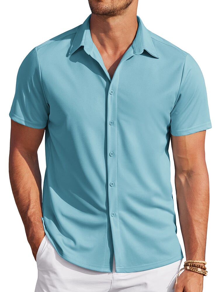 Casual Wrinkle Free Stretch Shirt (Live Only)
