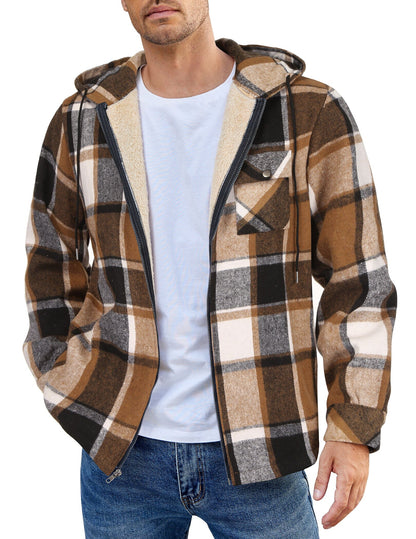 Comfy Plaid Flannel Lined Jacket (US Only)