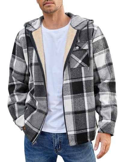 Comfy Plaid Flannel Lined Jacket (US Only)