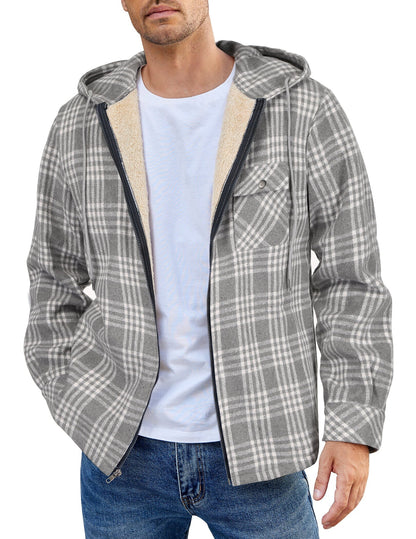 Comfy Plaid Flannel Lined Jacket (US Only)