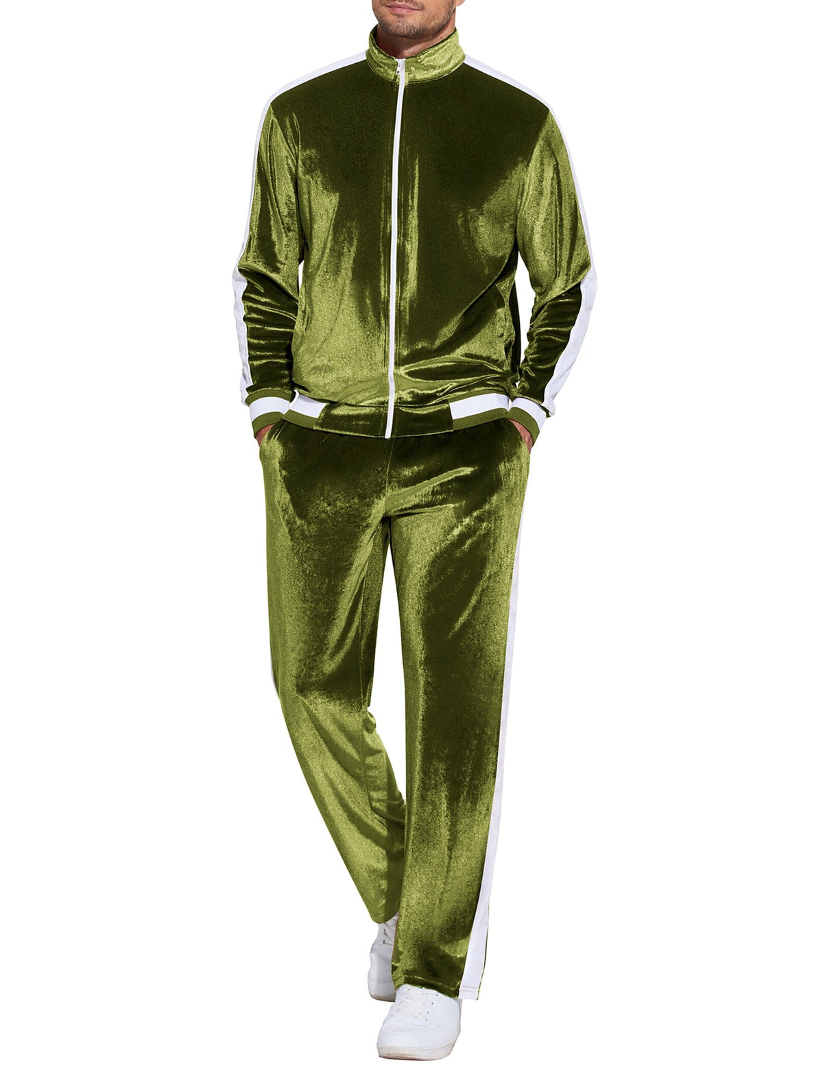 Soft Velour Velvet Tracksuit Set (US Only)