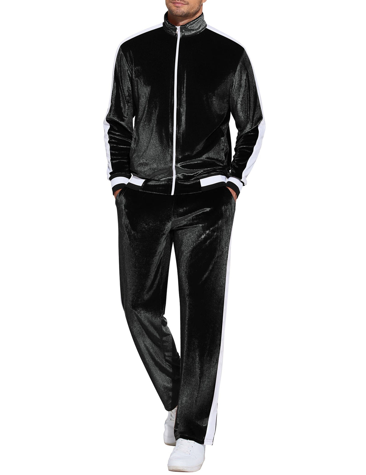 Soft Velour Velvet Tracksuit Set (US Only)