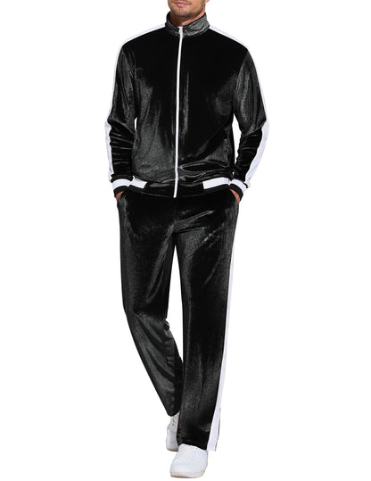 Soft Velour Velvet Tracksuit Set (US Only)