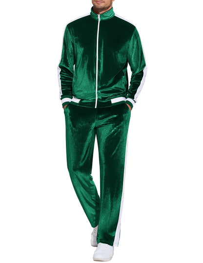 Soft Velour Velvet Tracksuit Set (US Only)