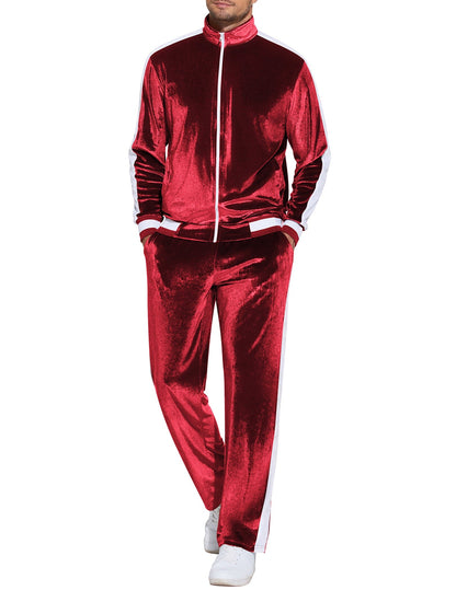 Soft Velour Velvet Tracksuit Set (US Only)