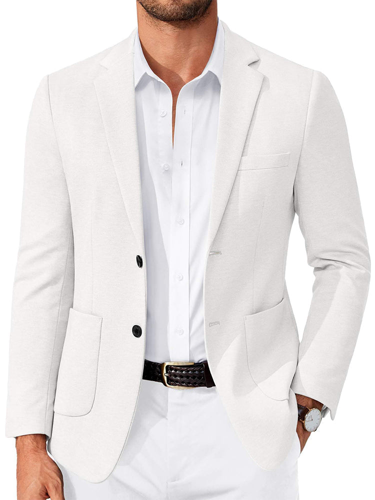 Business Casual Two Buttons Suit Jacket Blazer (US Only)