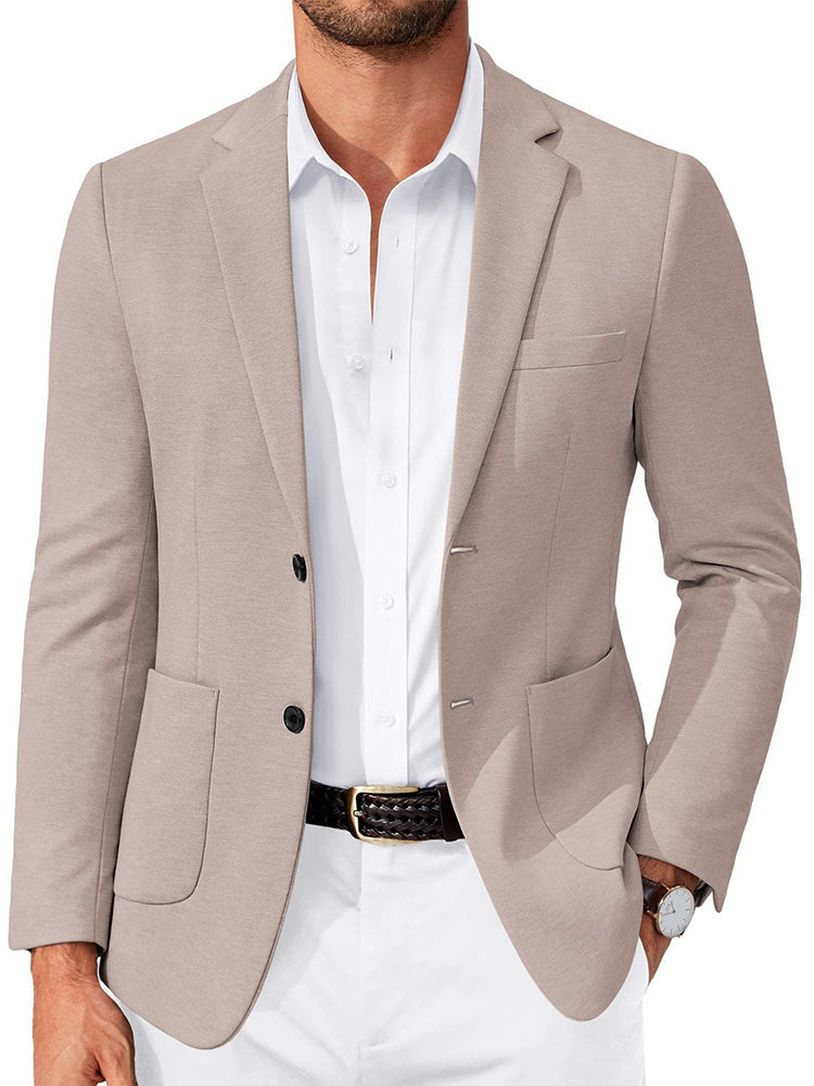 Business Casual Two Buttons Suit Jacket Blazer (US Only)