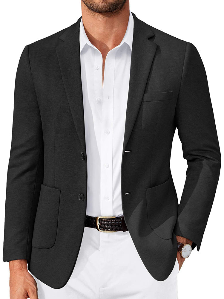 Business Casual Two Buttons Suit Jacket Blazer (US Only)