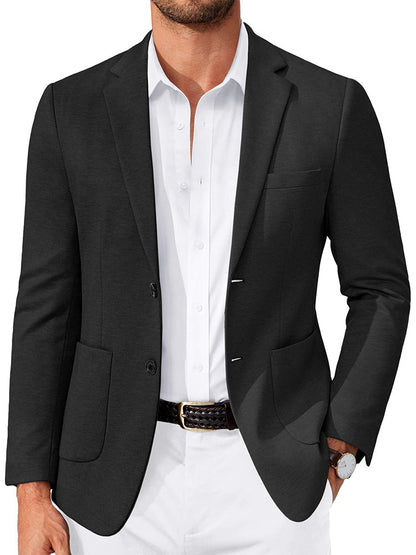 Business Casual Two Buttons Suit Jacket Blazer (US Only)