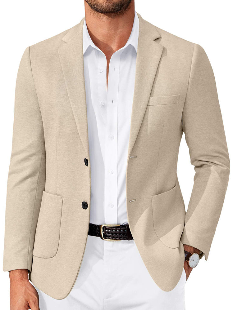 Business Casual Two Buttons Suit Jacket Blazer (US Only)