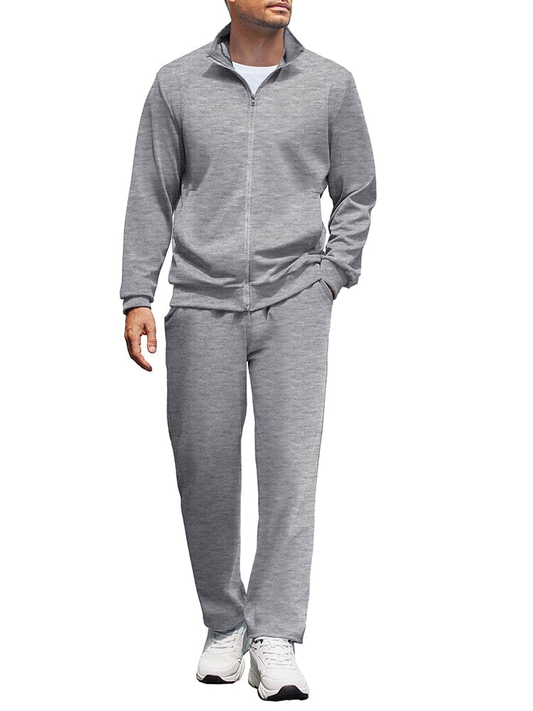 Casual Full Zip Tracksuit Set (US Only)