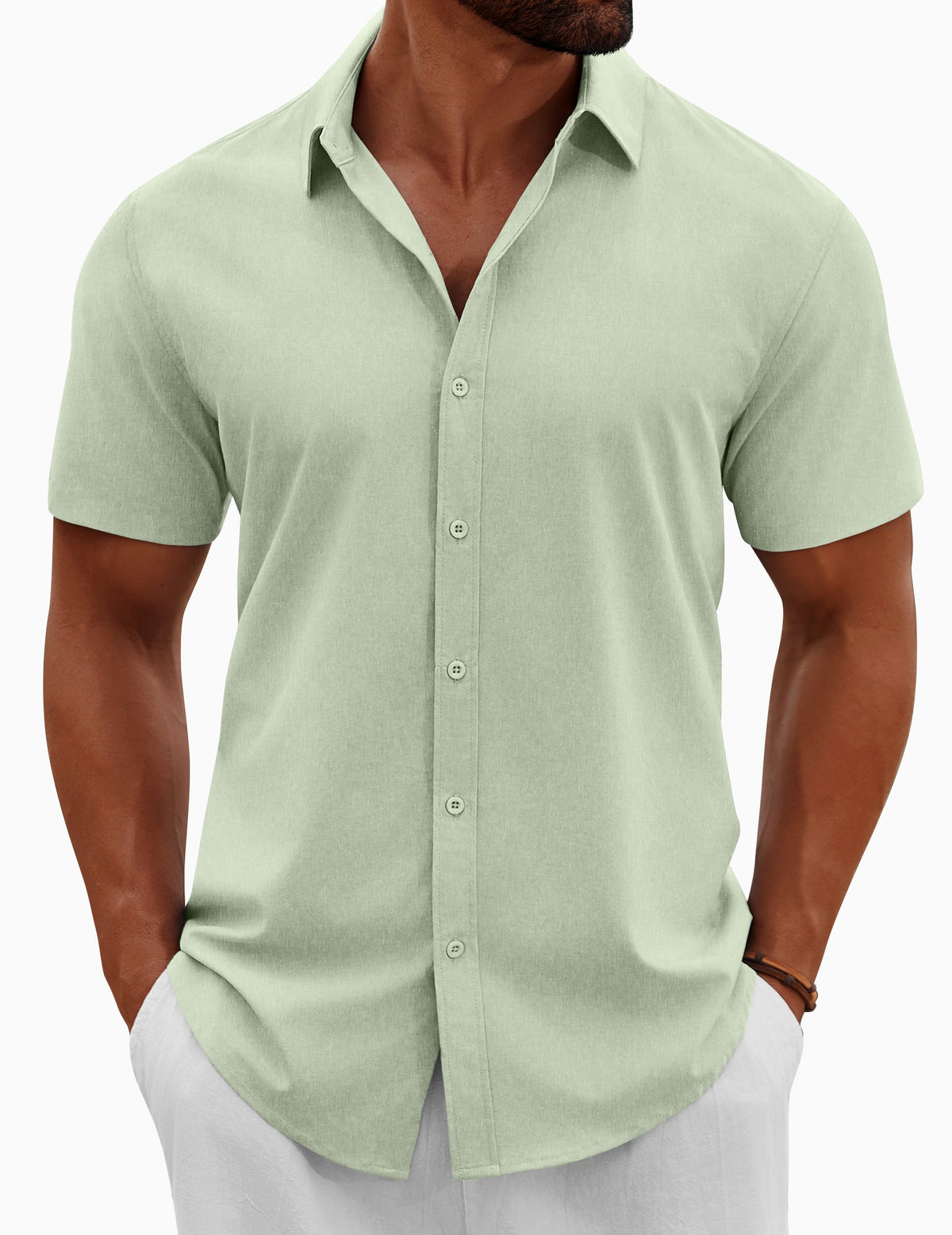 Casual Summer Button Down Short Sleeve Shirts (US Only)