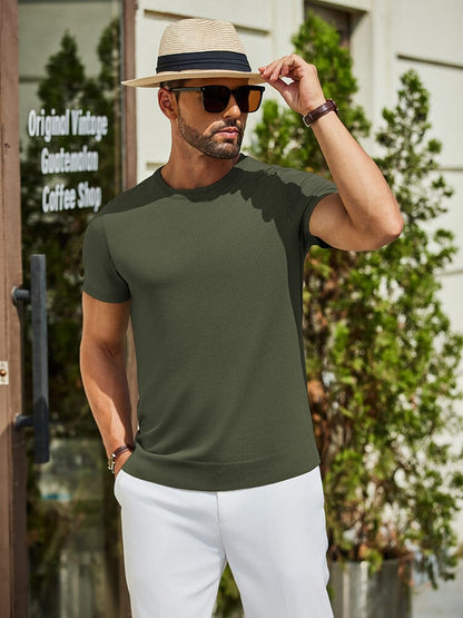 Casual Basic Knit T-Shirt (US Only)
