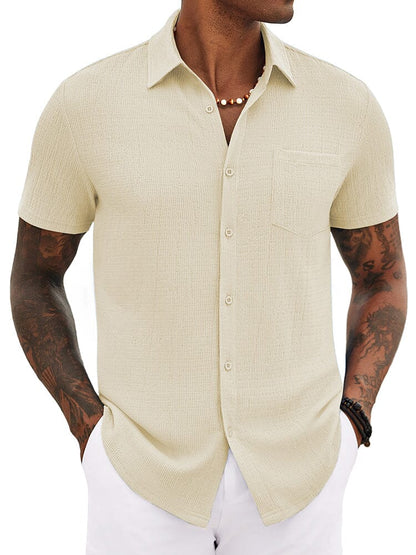 Casual Summer Textured Shirt (US Only)