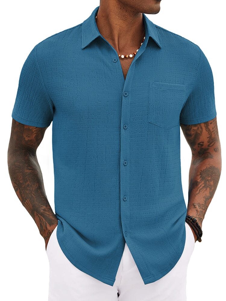 Casual Summer Textured Shirt (US Only)