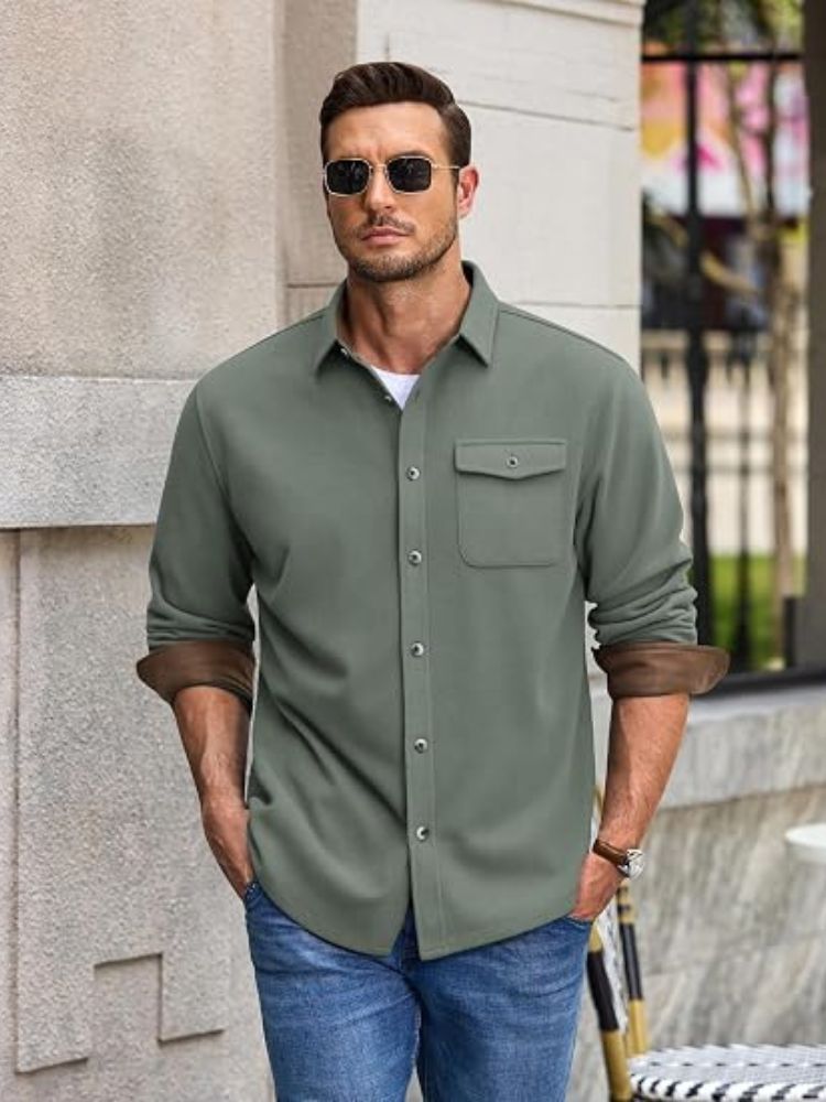 Soft Brushed Flannel Shirt Jacket (US Only)