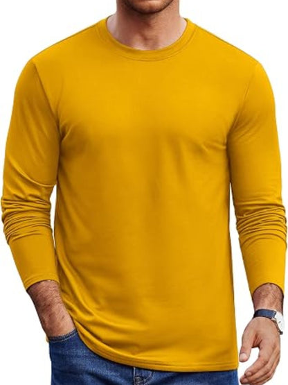 Fleece-Lined Thermal Crew Neck Base Layer Shirt (US Only)
