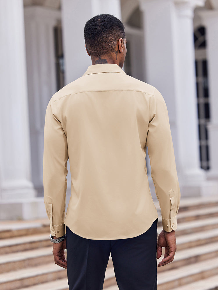 Casual Regular Fit Formal Business Shirts (US Only)