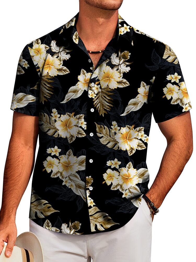 Tropical Floral Beach Shirt (US Only)