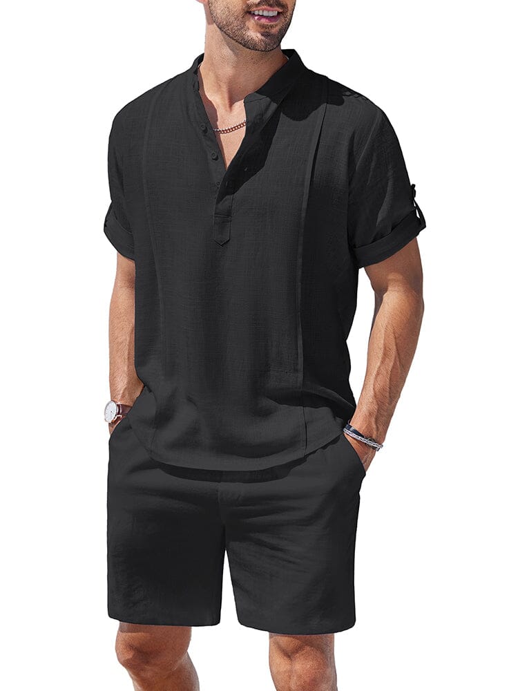 Cozy Lightweight Solid Shirt Sets (US Only)
