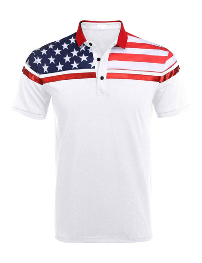 American Flag Polo Shirt (US Only)