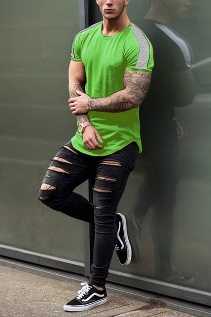 Slim Fit Longline T-shirt (US Only)