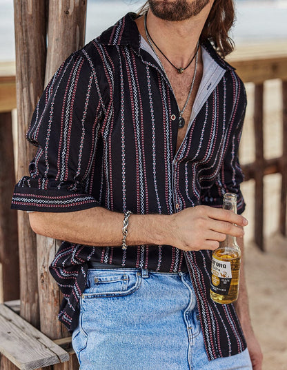 Striped Pattern Shirt