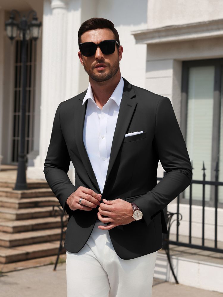 Classic Casual Tailored Suit Jacket (US Only)