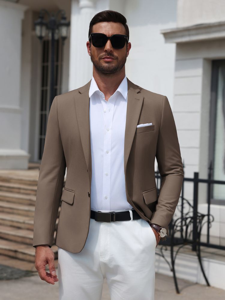 Classic Casual Tailored Suit Jacket (US Only)