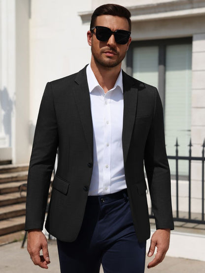Slim Fit Lightweight Two-Button Casual Blazer (US Only)