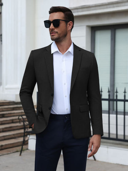 Slim Fit Lightweight Two-Button Casual Blazer (US Only)