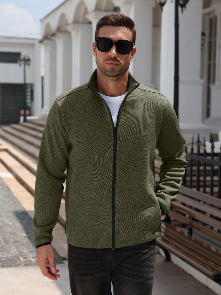 Full Zip Knit Cardigan Sweater Coat (US Only)