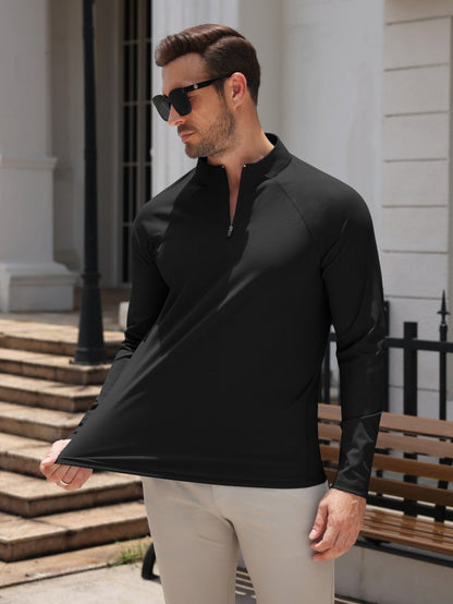 Quick Dry Quarter Zip Athletic Pullover (US Only)