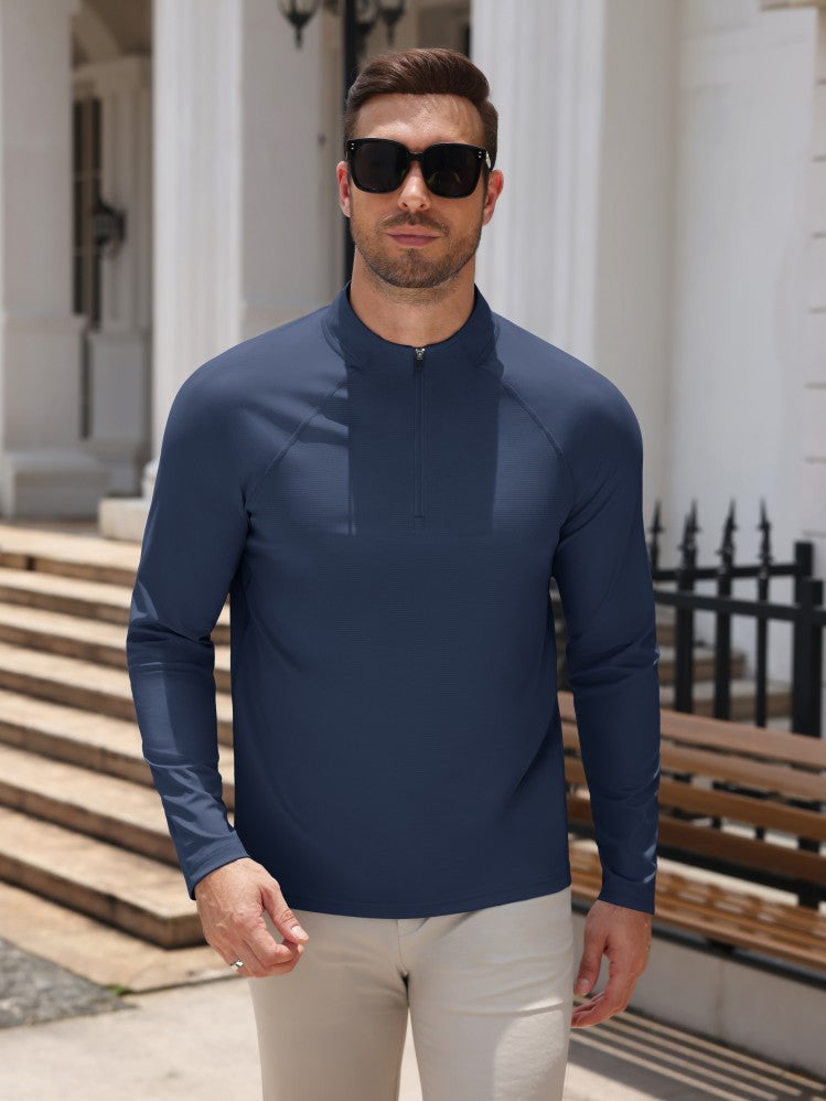 Quick Dry Quarter Zip Athletic Pullover (US Only)