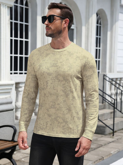Slim Fit Tree Branch Camo Long Sleeve T-Shirt (US Only)
