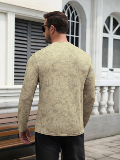 Slim Fit Tree Branch Camo Long Sleeve T-Shirt (US Only)