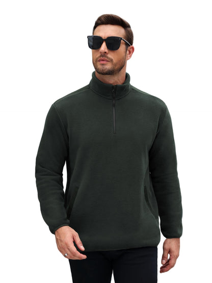 Lightweight Quarter-Zip Polar Fleece Pullover Jacket (US Only)