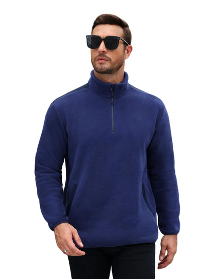 Lightweight Quarter-Zip Polar Fleece Pullover Jacket (US Only)