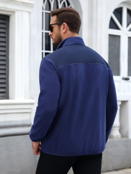 Lightweight Quarter-Zip Polar Fleece Pullover Jacket (US Only)