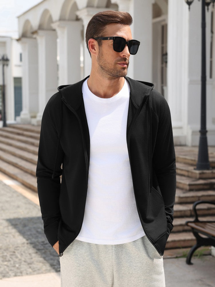 Lightweight Full Zip Hoodie Jacket (US Only)