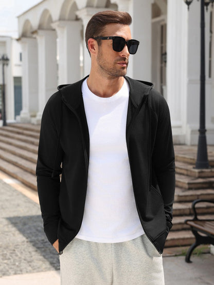 Lightweight Full Zip Hoodie Jacket (US Only)