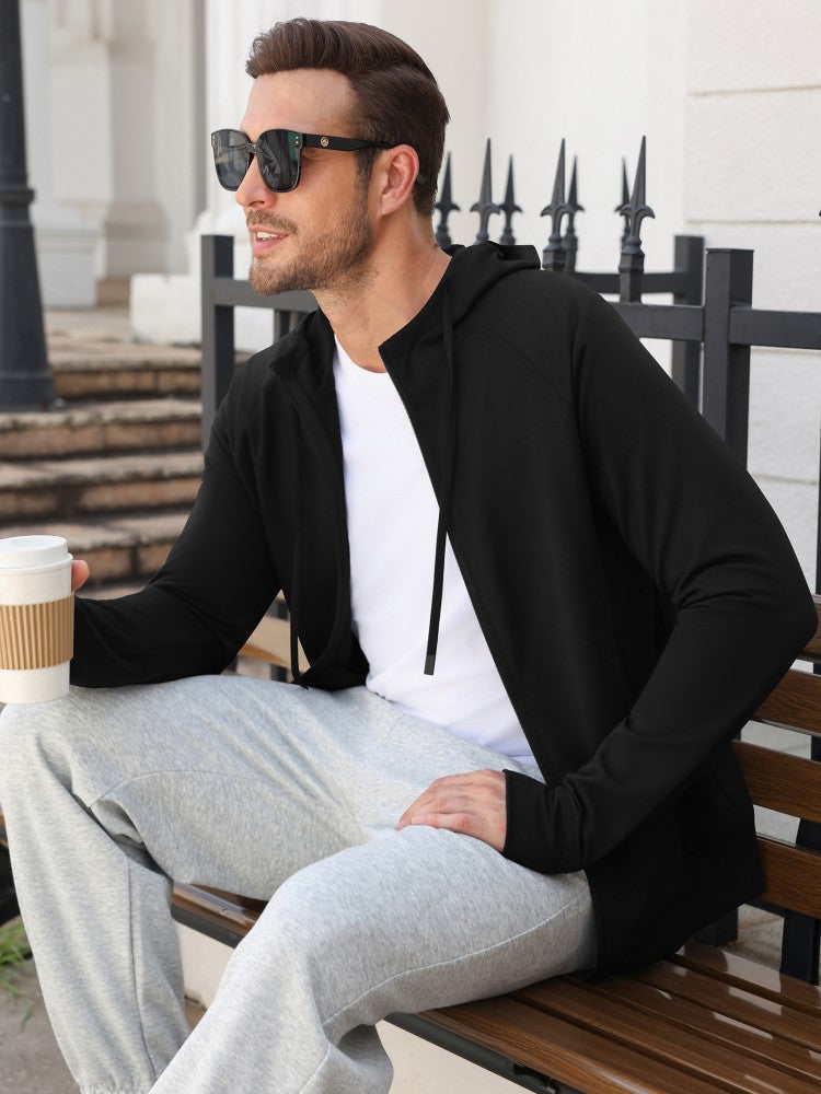 Lightweight Full Zip Hoodie Jacket (US Only)
