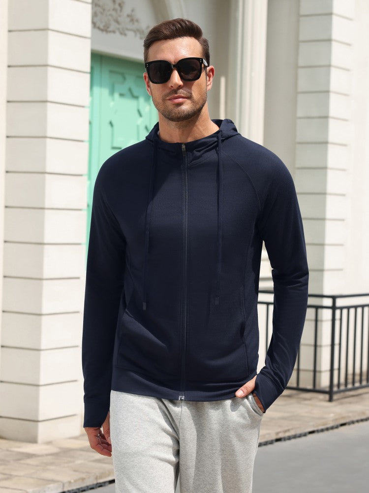 Lightweight Full Zip Hoodie Jacket (US Only)