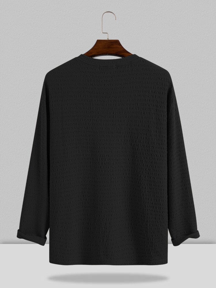 Small V-neck long-sleeved Shirt