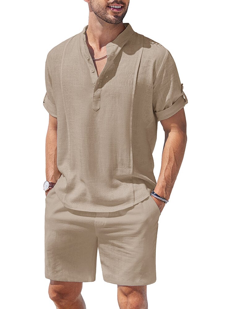 Cozy Lightweight Solid Shirt Sets (US Only)