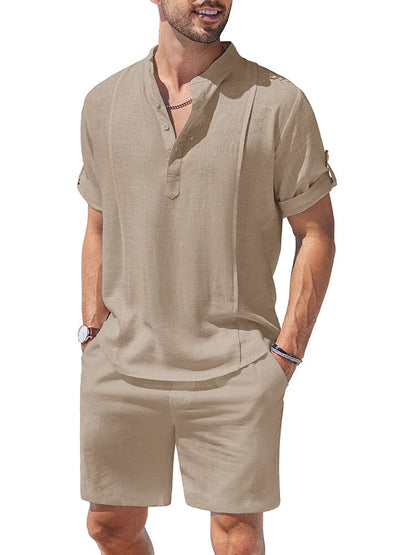 Cozy Lightweight Solid Shirt Sets (US Only)