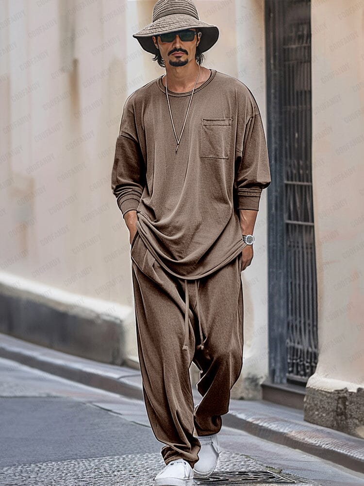 Simple Loose Fit 2-Piece Set (Live Only)