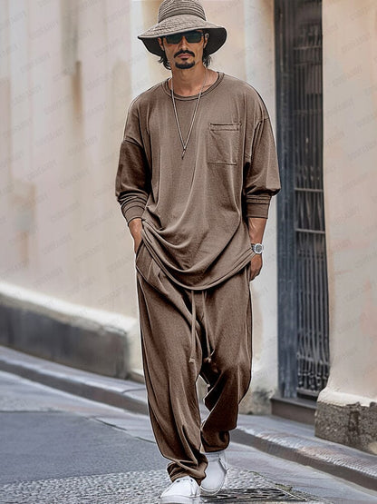Simple Loose Fit 2-Piece Set (Live Only)